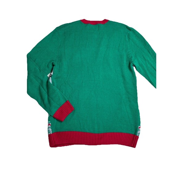 NWOT Ugly‎ Chirstmas Sweater Unisex XL Red Beatles Abbey Road Pullover Holiday - Picture 2 of 9